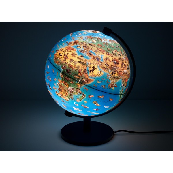 Stellanova DinoZ kids-Illuminated Globe 8828910, animal motive