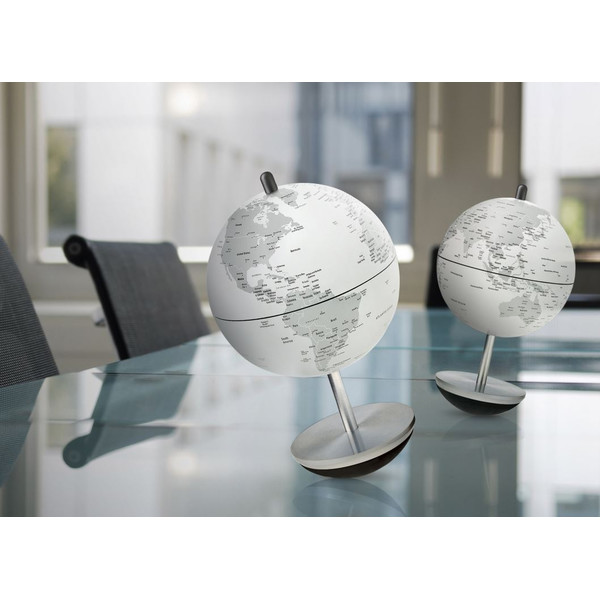Atmosphere - Mini globe terrestre Swing Ø 11 cm - Blanc - Globes
