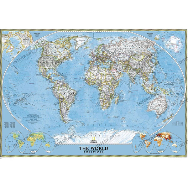 National Geographic World map (279 x 193 cm)