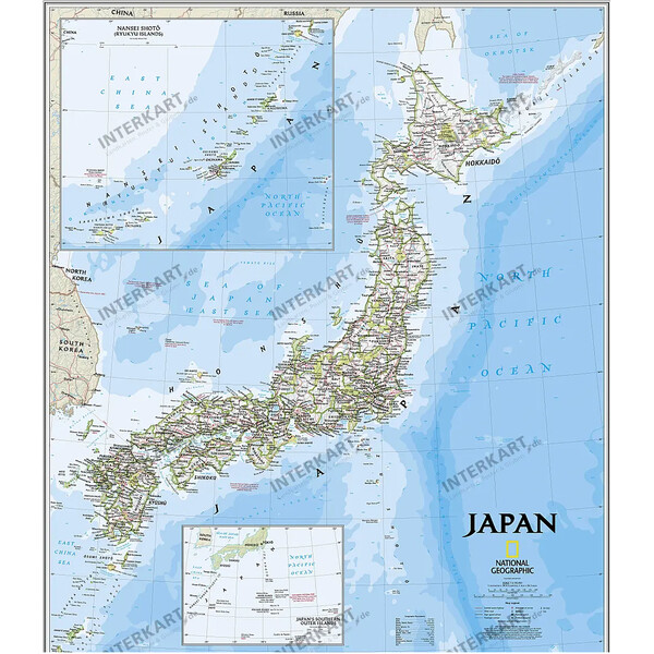 National Geographic Map Japan