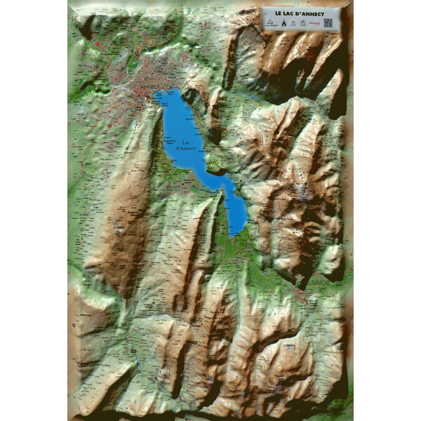 3Dmap Regional map Le Lac d'Annecy