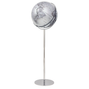 TROIKA Floor globe Apollo 17 Silver 43cm