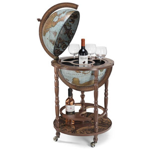 Zoffoli living Globe Bar Minerva Blue Ocean 40cm