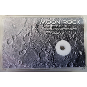 Genuine moon meteorite NWA 10203 XS