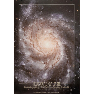 AstroMedia Poster The fire wheel galaxy