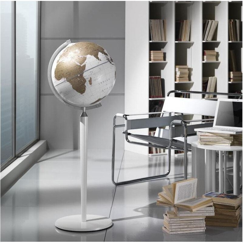 Zoffoli living Floor globe Vasco da Gama All White 40cm