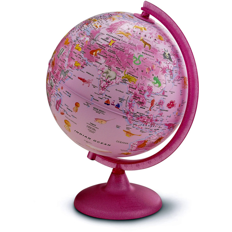 Räthgloben kids globe, zoo pink 25cm