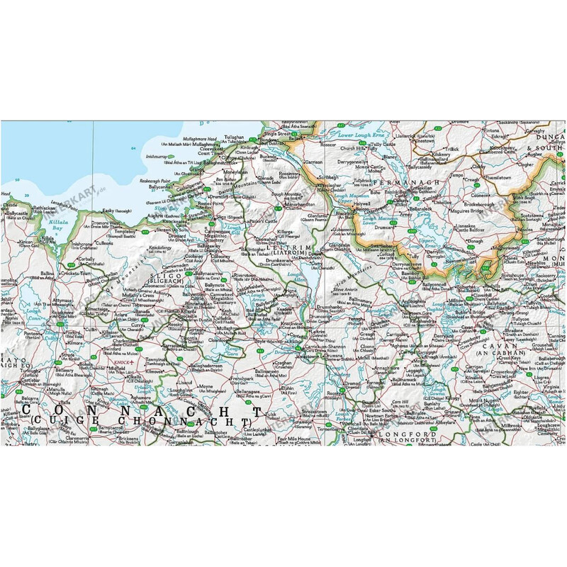 National Geographic Map Ireland (76 x 91 cm)