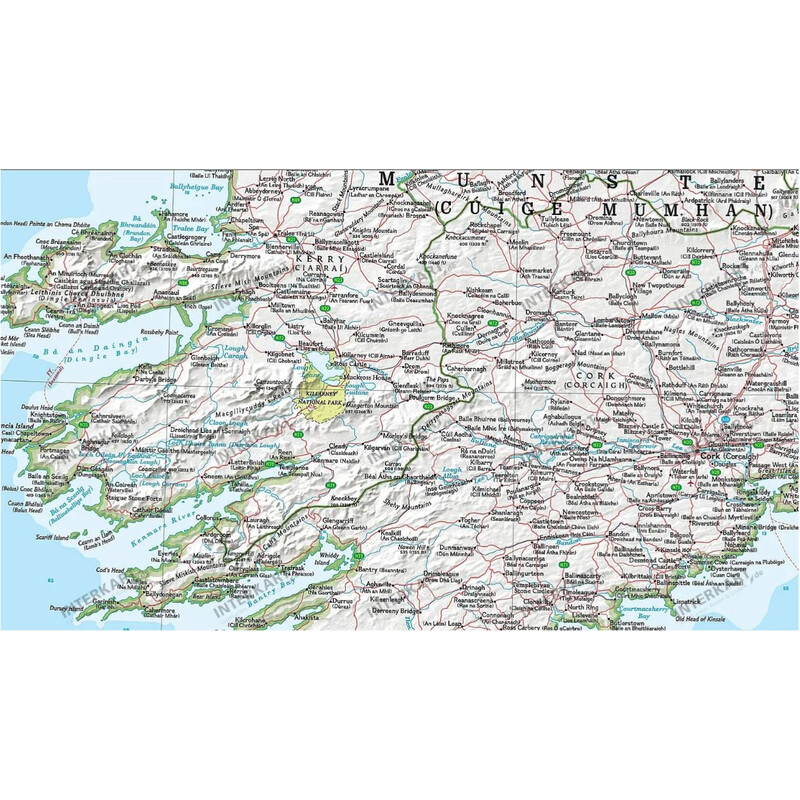 National Geographic Map Ireland (76 x 91 cm)