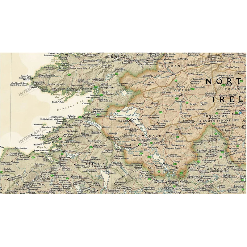 National Geographic Map Ireland (76 x 91 cm)