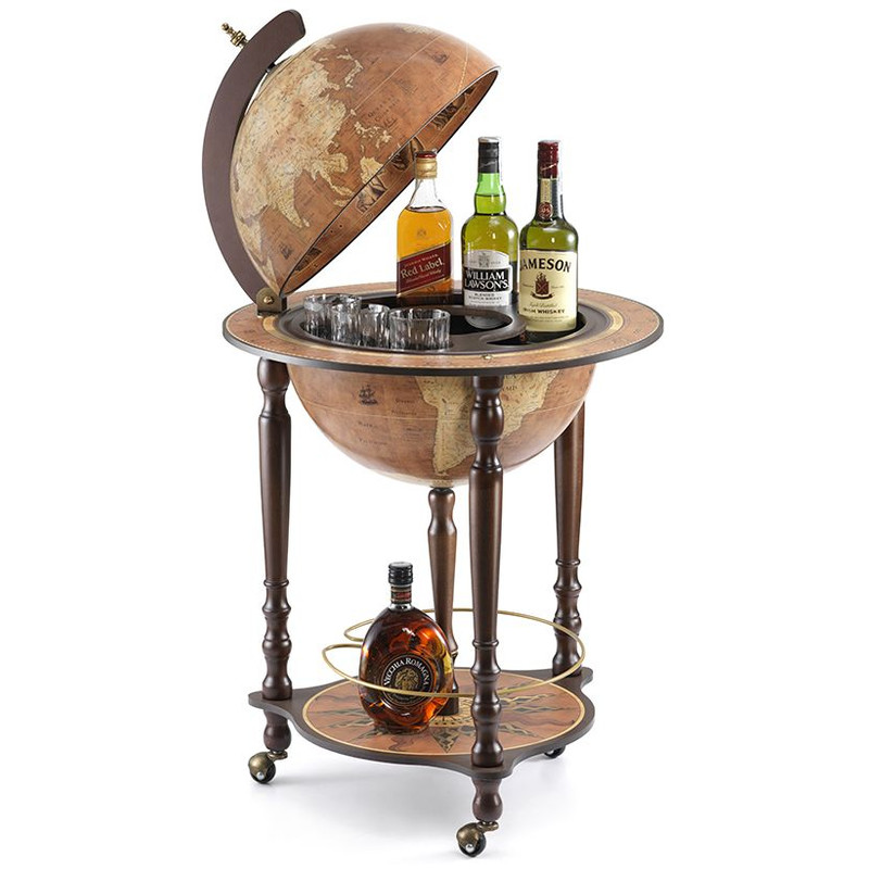 Zoffoli living Globe Bar Da Vinci Rust 40cm