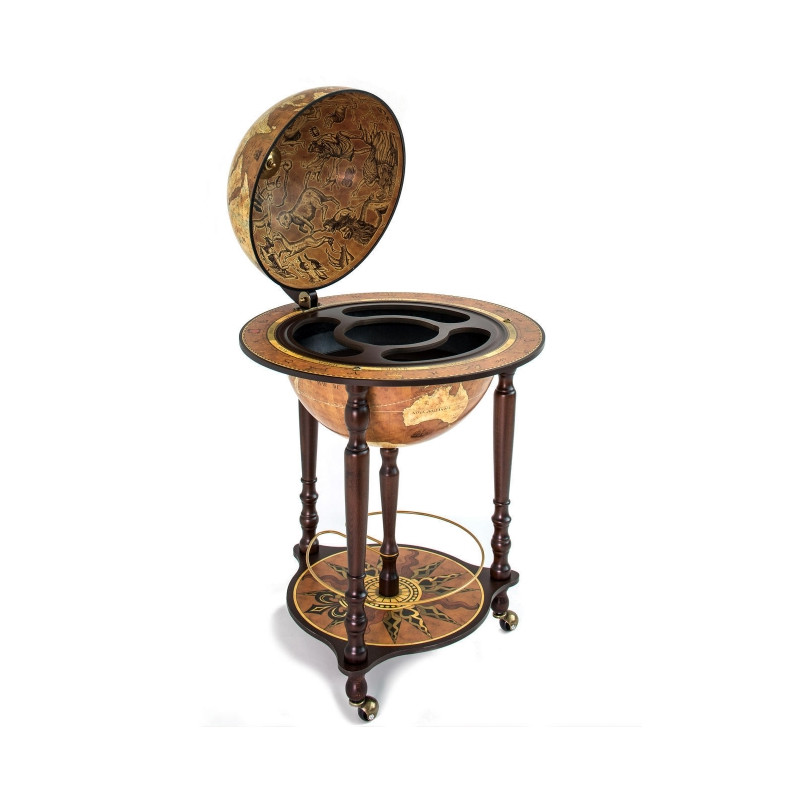 Zoffoli living Globe Bar Da Vinci Rust 40cm