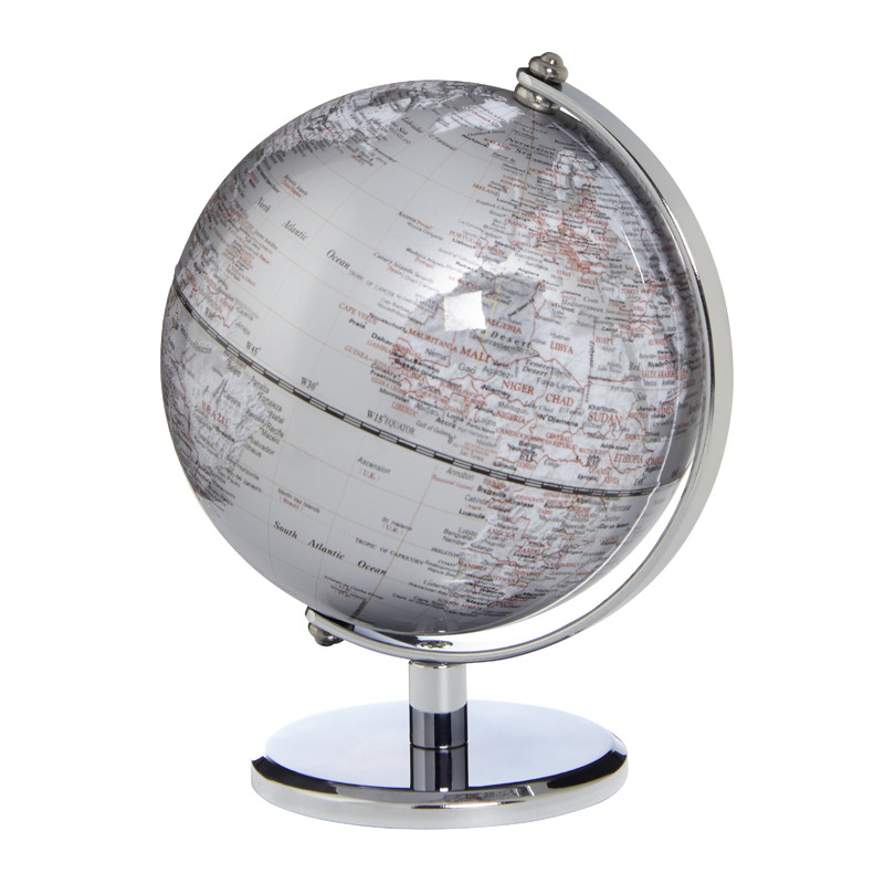 TROIKA Gagarin silver globe 13cm