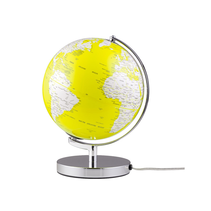 TROIKA Globe Terra Yellow Light 25cm