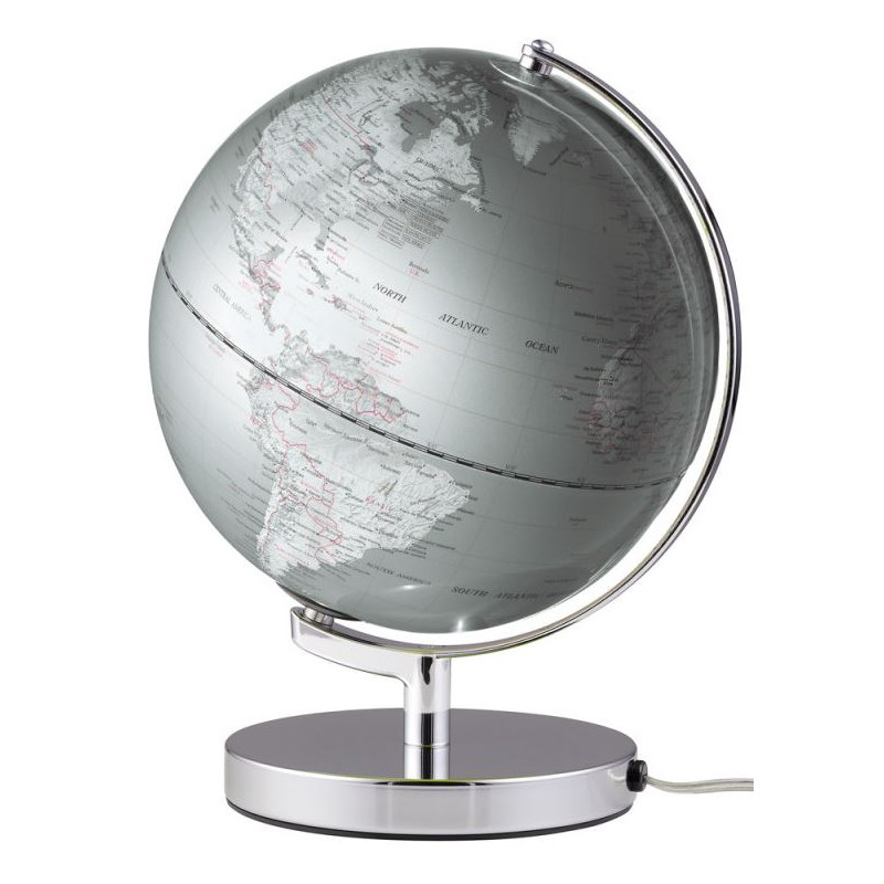 TROIKA Globe Terra Silver Light 25cm