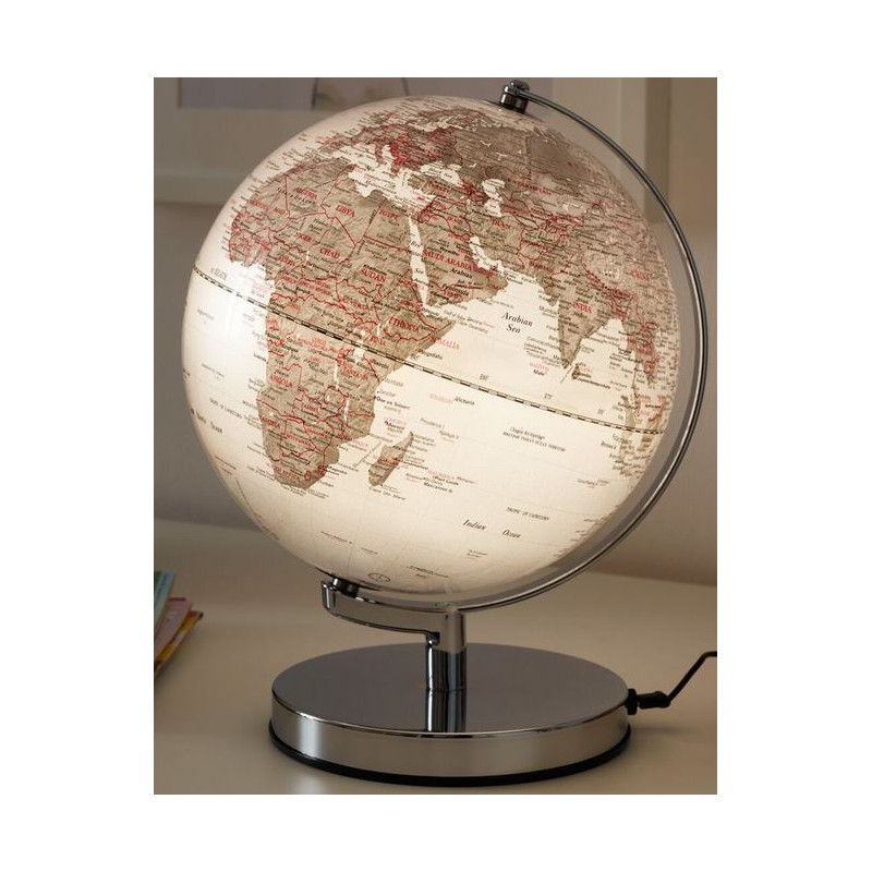 TROIKA Globe Terra Silver Light 25cm