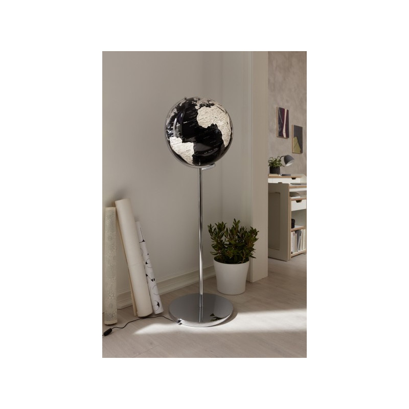 TROIKA Floor globe Sojus Black 43cm