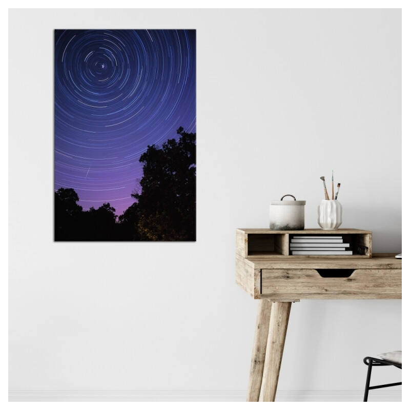 Oklop Poster Star trails 30cmx45cm