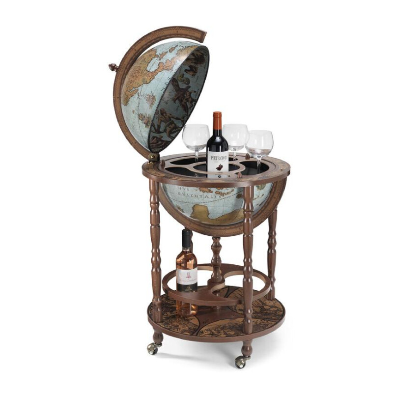 Zoffoli living Globe Bar Minerva Blue Ocean 40cm