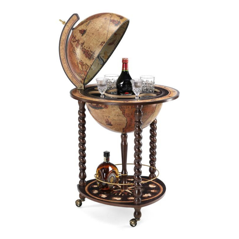 Zoffoli living Globe Bar Explora Honey Brown 40cm