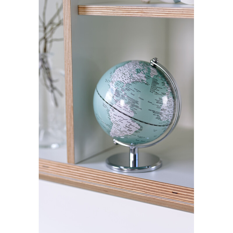 TROIKA Mini globe Gagarin Pastel Turquoise 13cm