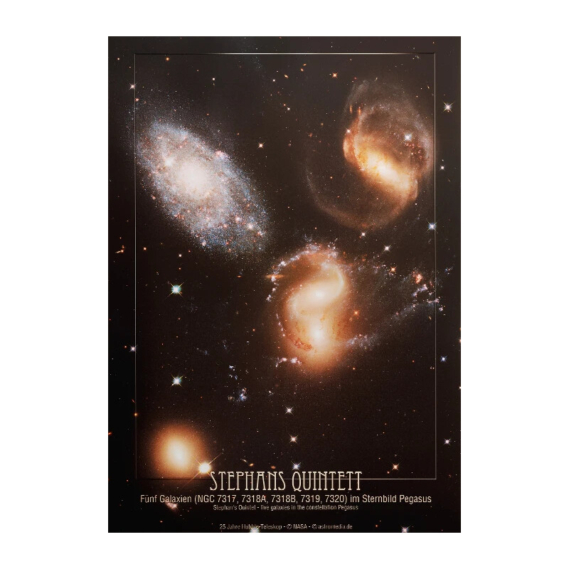 AstroMedia Poster Stephan's quintet