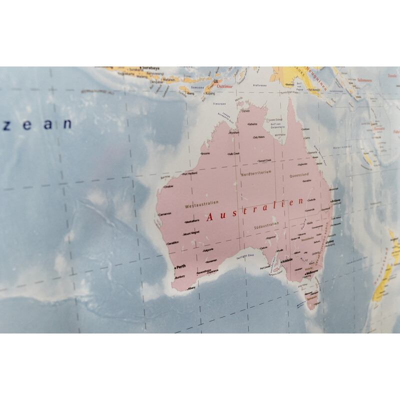 GeoMetro World map political (140 x 100 cm)