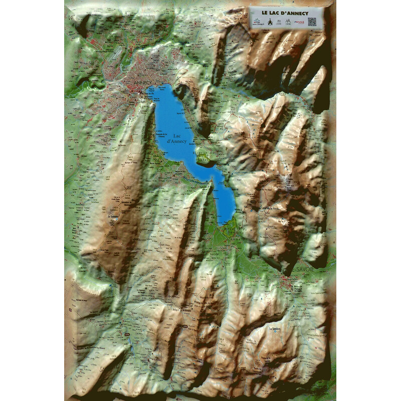 3Dmap Regional map Le Lac d'Annecy